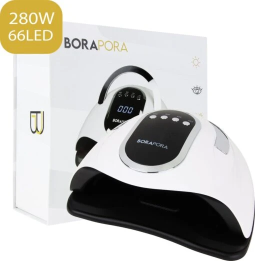 BoraPora Professionele Nageldroger - 280 Watt UV LED Lamp Nagels - 66 Leds - Nagel UV Lamp - Gellak Lamp - Nagellamp - Nagellamp Led - Nagellamp Voor Gel Nagellak - Nagellamp Led Uv - Nagellamp Uv - Nagellamp Gelnagels - Gellak - Nageldroger -Bekende Cosmetica Winkel 1172x1200 4