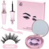 Luxe Magnetische Eyeliner + Magnetische Wimpers Set – Zwart Miami - Wimpers Zonder Lijm - 3D Nepwimpers - Magnetische Eyeliner - Herbruikbare Wimpers – Eyelashes - Magnetisch - Zwarte Wimpers - Wimper Magneet - Pincet - Giftbox - Cadeau Tip -Bekende Cosmetica Winkel 1173x1200 8