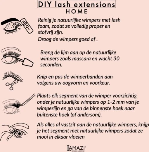 DIY Lash Extensions Start Kit - Wimperextensions - Lashes Home - Natural Lashes -Bekende Cosmetica Winkel 1173x1200 9