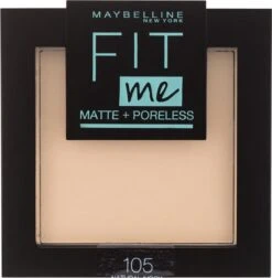 Maybelline Fit Me Matte & Poreless - 105 Natural - Gezichtspoeder -Bekende Cosmetica Winkel 1174x1200 10