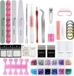 Royala Gellak D5pl Starterspakket + Inclusief UV Lamp + Met 13 Verschillende Gellak Kleuren - Ballerina Tips - Gellak Lamp – Nail Wipes - Cleanser - Nail Art - Gellac Set - Alle Benodigdheden In Eén - Uitgebreid 75-Delig Pakket -Bekende Cosmetica Winkel 1176x1200 1