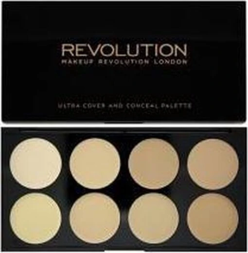 Makeup Revolution Cover & Conceal Cream Palette - Light -Bekende Cosmetica Winkel 1177x1200 12