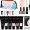 Luneya Polygel Kit - Black Pink Edition - 6 Kleuren - Polygel Nagels Starterspakket - Tasje - Incl. UV LED Lamp -Bekende Cosmetica Winkel 1180x1200 12