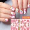 Nail Art Sticker Pony Eenhoorn Roze Rainbow -Bekende Cosmetica Winkel 1181x1200 1