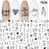 Merkloos Nagel Stickers Nail Art 3D - Nagelversiering - Decoratie Stickers - Nagelfolie - 92 Stickers -Bekende Cosmetica Winkel 1182x1200 1