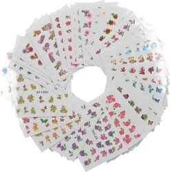 Pakket Van 50 Vellen Met Water Transfer Stickers / Decals - Sparkolia Nagel Styling - Nail Art Velletjes - Nagelstickers -Bekende Cosmetica Winkel 1183x1200 7