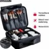 Mmoods Make-up Koffer – Make Up Tas Reizen – Makeup Organizer Verstelbaar -Beautycase Waterdicht – Make-up Tasje Voor Onderweg – Toilettas Voor Cosmetica Zwart -Bekende Cosmetica Winkel 1184x1200 23