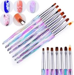 Elysee Beauty 7 Penselen Set Voor Nagel Gel En Polygel - Nagel Kwasten - Nail Brush -Bekende Cosmetica Winkel 1187x1200 9