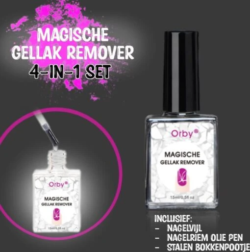 Orby® Magische Gellak Remover Set (4-in-1) - [INCLUSIEF Bokkenpootje + Olie Pen + Nagelvijl] - Gellak Verwijderen – Nagellak Remover -Bekende Cosmetica Winkel 1190x1200 1