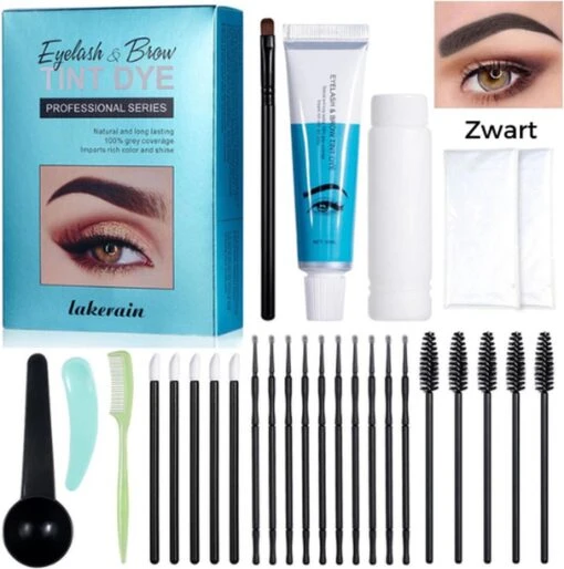 2 In 1 - Henna Wenkbrauwverf En Wimperverf - Zwart - Henna Brows - DIY Henna Brows Kit - Starterspakket Met Vele Extra's - 30 Ml -Bekende Cosmetica Winkel 1190x1200 12