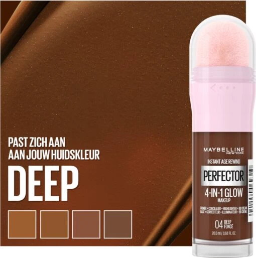 Maybelline New York - Instant Anti-Age Perfector 4-in-1 Glow - Deep - Primer, Concealer, Highlighter En BB-Cream In één - 20 Ml -Bekende Cosmetica Winkel 1190x1200 6