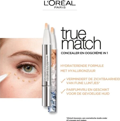 L’Oréal Paris True Match Touche Magique Concealer - N3-5 Natural Beige -Bekende Cosmetica Winkel 1190x1200 7