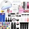 Polygel- Polygel Starter Set Professional - Polygel Nagels- Pakket Omvat 1x80W Nagel Droger Lamp 4 X Poly Gel 1 X Top Coat 1 X Base Coat 3 X UV Gel 3 X Acryl Poeder 1 X Mini Nail Boor Machine 1 X Gradient Crystal Nail Borstel 1x20Pcs Nail -Bekende Cosmetica Winkel 1191x1200 2