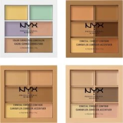 NYX Professional Makeup - 3C Palette - Color Correcting Concealer -Bekende Cosmetica Winkel 1197x1200 24