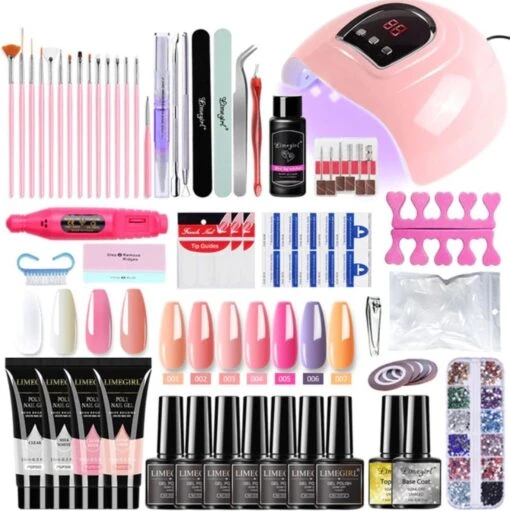 Gellak Starterspakket - Met UV Lamp - MEGA Set - Gellak Starterset - Gellak Lamp - Uv Lamp Gelnagels - Gellak - Gellak Set - Gellak Nagellak - Gellak Remover - 12 Kleuren Polygel -Bekende Cosmetica Winkel 1197x1200 5