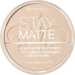 Rimmel London Stay Matte Pressed Powder - 003 Peach Glow -Bekende Cosmetica Winkel 1198x1200 27