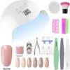 Gellak Starterspakket - 6 Kleuren - UV Lamp 48W - Gellak - Gel Nagellak - Gellak Set -Bekende Cosmetica Winkel 1199x1200