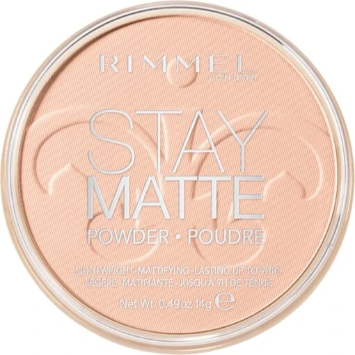 Rimmel London Rimmel - Stay Matte Matte Pressed Powder 14 G 002 Pink Blossom - -Bekende Cosmetica Winkel 1199x1200 11