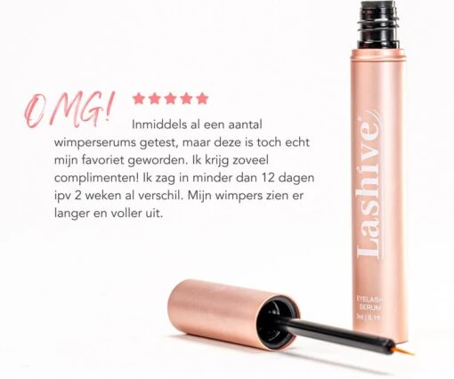 Lashive Wimperserum - Wimper Groeiserum - 3 Ml - Wenkbrauw Serum - Lash Lift Kit - Lashserum -Bekende Cosmetica Winkel 1200x1003 4