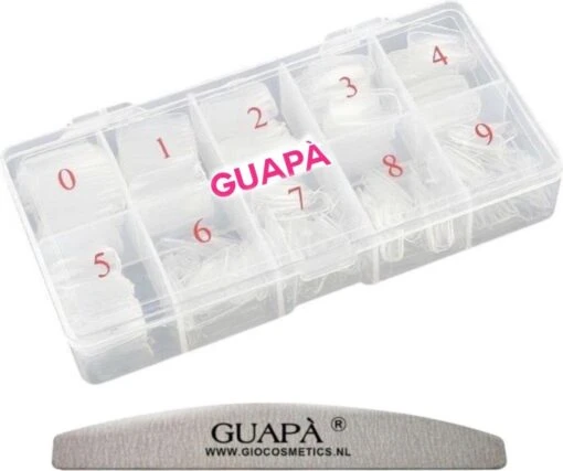 GUAPÀ - Kunstnagel Tips Voordeel Set 500 Stuks - Transparant Tips Met Nagellijm Tipknipper En Nagel Vijlen - Tips Voor Acryl Nagels & Gel Nagels / Hoge Kwaliteit - Professionele Markt -Bekende Cosmetica Winkel 1200x1004 1