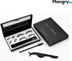 Merkloos 3D Magnetische Nepwimpers Zonder Lijm | 4 Paar | Zwart | Magnetische Wimpers | Magnetic Fake Eyelashes | Wimper Set | Natuurlijke Volle Wimpers - Professional Eye Lash - Mangry -Bekende Cosmetica Winkel 1200x1013 3