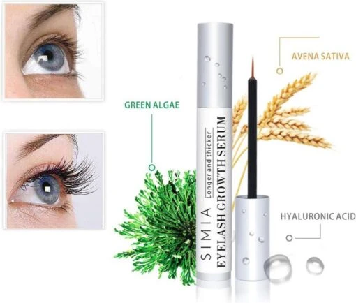 Simia™ Eyelash Growth Wimperserum - Verzorgende Conditioner - Wimpergroei - Volle Wimpers - Geschikt Voor Gevoelige Ogen - 5 Ml -Bekende Cosmetica Winkel 1200x1020 3