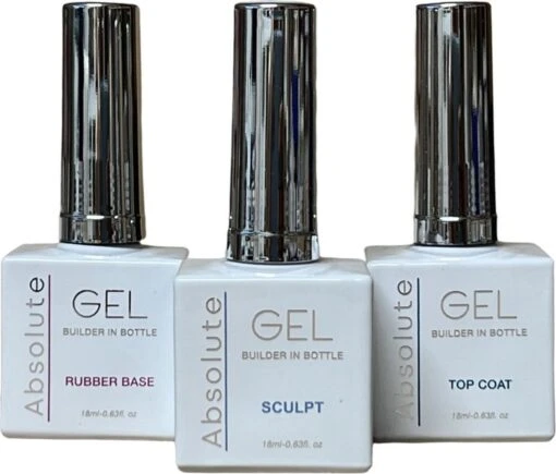 Gellex - SET Absolute Builder Gel In A Bottle #26 Nike - Starterspakket 3x18ml - Gel Nagellakset - Gellak -Bekende Cosmetica Winkel