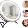 Great's® Make Up Spiegel Met LED Verlichting - ⌀ 40cm - Visagie Spiegel Rond - Extra Close Up Spiegeltje 10x - Zwart -Bekende Cosmetica Winkel 1200x1040 5