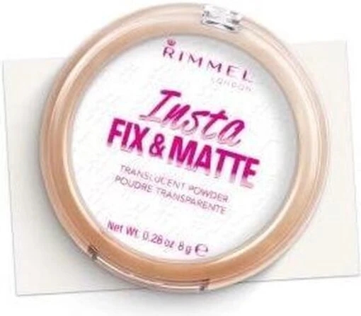 Rimmel London Insta Fix & Matte Make-uppoeder - 01 Clear -Bekende Cosmetica Winkel 1200x1052 5