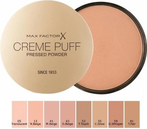 Max Factor Creme Puff Compact Gezichtspoeder - 50 Natural -Bekende Cosmetica Winkel 1200x1053 3