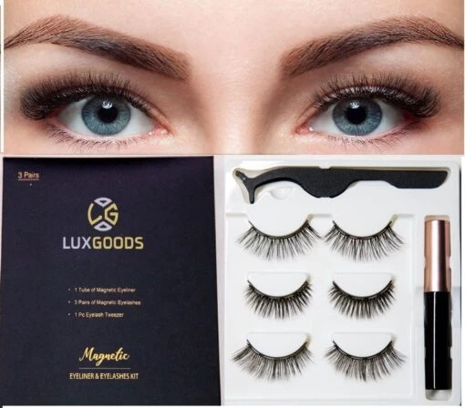 Luxgoods Magnetische Wimpers - Wimperset 3 Paar+ 1 Flesjes Eyeliner+ 1 Pencet - Herbruikbaar-magneet Wimpers -lashes-magnetic Lashes -Bekende Cosmetica Winkel 1200x1053 4