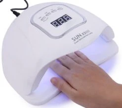 Merkloos 80 Watt UV LED Lamp Nagels - SUN X5 MAX - 45LED - Nagel - UV- LED Lamp - Wit - Nagellamp - Nail Dryer - Nagels - Salon - Lamp - -Bekende Cosmetica Winkel 1200x1059