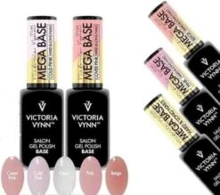 Rubber Base - Victoria Vynn™ Gel Polish Mega Base - Hard & Long Nails - PINK 8 Ml. -Bekende Cosmetica Winkel 1200x1063