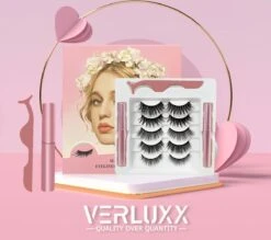 Hoge Korting - VERLUXX© - 'Quality Over Quantity' - 3D Magnetische Wimpers Incl. 1+1 GRATIS Geïoniseerde Waterproof Eyeliner & Pincet, Fake Lashes, Nepwimpers, Magnetic Lashes, Herbruikbare Realistic Wimpers -Bekende Cosmetica Winkel 1200x1065 3