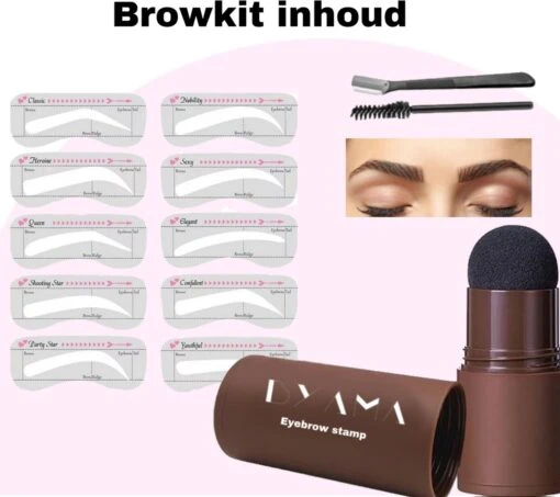 Eye Brow Stamp Set - Brow Stamp - Wenkbrauwstempel - Wenkbrauw Stempel - Wenkbrauwstick - Wenkbrauw Sjabloon - Wenkbrauw Poeder - Wenkbrauw Stempel Kit - Wenkbrauw Verf - Wenkbrauw Trimmer - Brow Lift - Lash Lift -Bekende Cosmetica Winkel 1200x1065 4