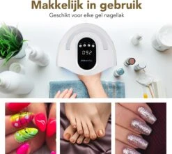 BoraPora Professionele Nageldroger - 280 Watt UV LED Lamp Nagels - 66 Leds - Nagel UV Lamp - Gellak Lamp - Nagellamp - Nagellamp Led - Nagellamp Voor Gel Nagellak - Nagellamp Led Uv - Nagellamp Uv - Nagellamp Gelnagels - Gellak - Nageldroger -Bekende Cosmetica Winkel 1200x1074 3