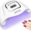 Merkloos Krachtige - 150 Watt UV LED Lamp Nagels - 45 Leds Nagellamp - Wit -Bekende Cosmetica Winkel 1200x1081