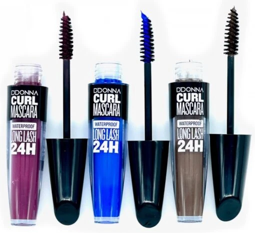 D'Donna - Curl Mascara - Blauw - Waterproof - 1 Flesje Met 8 Gram Inhoud -Bekende Cosmetica Winkel 1200x1096 4