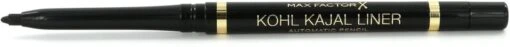 Max Factor Kohl Kajal Automatic Oogpotlood - 001 Black -Bekende Cosmetica Winkel