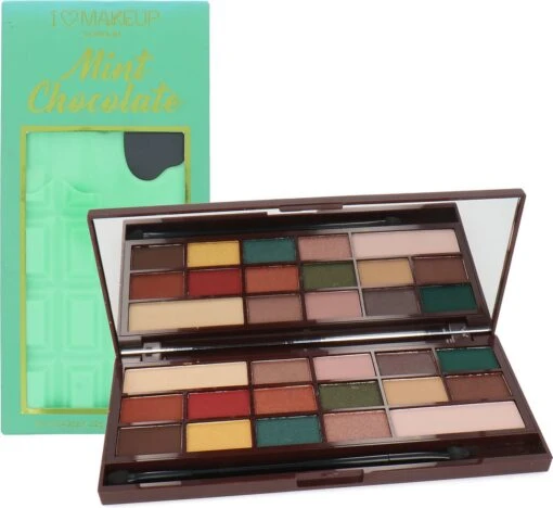 Makeup Revolution I Love Revolution Oogschaduw Palette - Mint Chocolate -Bekende Cosmetica Winkel 1200x1101 5