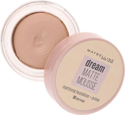 Maybelline Dream Matte Mousse Foundation - 08 Light Beige -Bekende Cosmetica Winkel