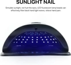 2022 Nageldroger - 280W/66 LEDs - Nagellamp - Nieuw Nageldroger - Wit/Zwart - Manicure/Pedicure Handen En Voeten - Gellak - Gelnagels - Acrylnagels - Top Coat - Matte Top Coat - Led Nagellamp - Uv Nagellamp - Nagels - Nagellak Droger - Tafellamp -Bekende Cosmetica Winkel 1200x1104 3