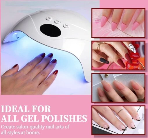 Gellak Starterspakket - 6 Kleuren - UV Lamp 48W - Gellak - Gel Nagellak - Gellak Set -Bekende Cosmetica Winkel 1200x1117 2