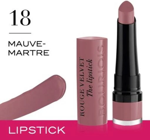 Bourjois Rouge Velvet The Lipstick Lippenstift - 18 Mauve-Martre -Bekende Cosmetica Winkel 1200x1122 8