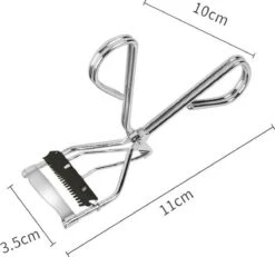 INTER-ESQUE® Wimperkruller - Eyelash Curler + 3x Gratis Extra Siliconen Pad & 3x Extra Kam - Zilver -Bekende Cosmetica Winkel 1200x1123 9