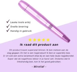 Merkloos La Liva Elektrische Nagelvijl - Nagelfrees - Inclusief Extra Schuurrolletjes Keramisch Bitje En Nagelborstel - Manicure Set - Gellak -Bekende Cosmetica Winkel 1200x1127 4