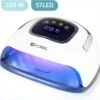 ForDig 220W Professionele Nageldroger Voor Gel Nagels - Nagellak Droger Met UV LED Lamp En Timer Voor Gelnagels - Nageldrogerlamp Met 57 LED Lampjes Voor Nagel Gellak - Geschikt Voor Manicure En Pedicure - Nagellakdroger Hard Gelpolish Builder -Bekende Cosmetica Winkel 1200x1130 4