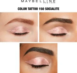 Maybelline Eye Studio Color Tattoo 24H Cream Oogschaduw - 150 Socialite - Roze -Bekende Cosmetica Winkel 1200x1139 5