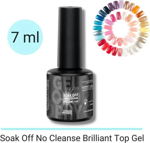 GUAPÀ® Base En Top Coat Gellak | Gellak | Gellak Starterspakket | High Shine No Wipe Top Gel | Base Coat Gellak | Poly Gel | Acryl Nagels | Nagels | 2 X 7ml -Bekende Cosmetica Winkel 1200x1141 1