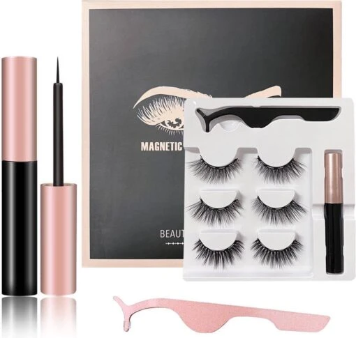 Magnetische Wimpers -Magnetische Eyeliner - 3 Set Wimpers - Magnetic Lashes - Eyelashes - Fake Lashes - 3D Wimpers -Bekende Cosmetica Winkel 1200x1141 9